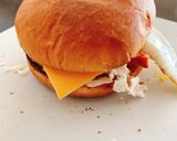 分厚いベーコンのハンバーガー作り方5写真