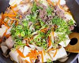 牛肉とお豆腐のうまみたっぷり甘辛煮♡作り方5写真
