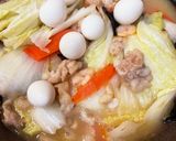 鶏白湯で八宝菜作り方7写真