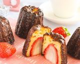 バレンタインに♡苺のホワイト半熟カヌレ作り方12写真