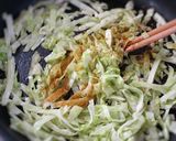 素材一品！キャベツのカレーマヨ炒め作り方3写真