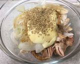 ローストチキンの余りで簡単チキンサラダ作り方2写真