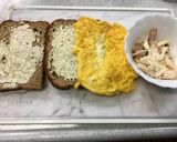 余ったローストチキンで簡単サンドイッチ作り方1写真