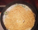 簡単☆サーモンのレモンクリームパスタ作り方5写真