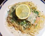 簡単☆サーモンのレモンクリームパスタ作り方6写真