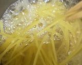 えびせんのトマトクリームパスタ作り方2写真