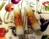 大葉とチーズで♡竹輪のくるくる巻き。作り方1写真