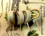大葉とチーズで♡竹輪のくるくる巻き。作り方3写真