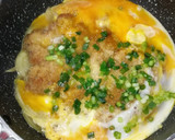とんかつの卵とじ作り方4写真