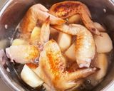 里芋と手羽先の煮っころがし作り方4写真