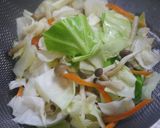 簡単！手羽元の胡麻味噌野菜炒め作り方4写真