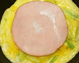 ブロッコリー芯ハムエッグチーズサンド作り方4写真