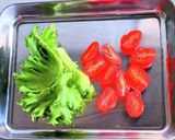 生ハムとクリームチーズのバケットサンド作り方1写真