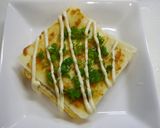 簡単！焼き油揚げの味噌チーズサンド作り方3写真