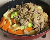 煮込まない♪生姜焼き肉じゃが作り方7写真