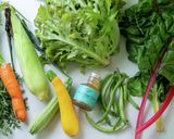 小豆島野菜と沖永良部島のキクラゲで蒸し鍋作り方1写真