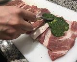 豚ロースのポルケッタ風作り方3写真
