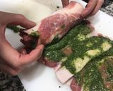 豚ロースのポルケッタ風作り方4写真