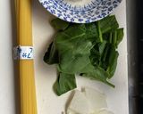 大根とほうれん草でさっぱり冷製和風パスタ作り方1写真
