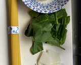 大根とほうれん草でさっぱり冷製和風パスタ作り方1写真