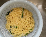 大根とほうれん草でさっぱり冷製和風パスタ作り方4写真