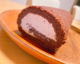 チョコロールケーキ★ブッシュドノエル作り方25写真