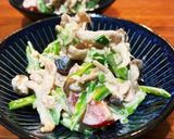 絹さやとしめじのツナサラダ作り方5写真