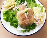 生ハムサラダとマカロニサラダ作り方3写真