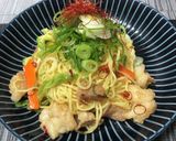 ホルモン塩焼きそば作り方5写真