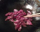 鹿肉de焼きそば作り方2写真