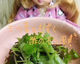 リカちゃん♡三つ葉ともずくの酢のモン風作り方15写真