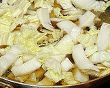 白菜の卵とじとん作り方1写真