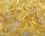 白菜の卵とじとん作り方3写真