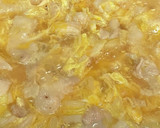 白菜の卵とじとん作り方3写真