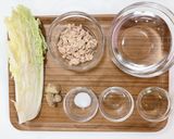 白菜とツナのスープ作り方1写真