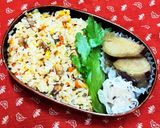 12/21 炒飯と焼売弁当作り方4写真