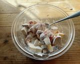 m鶏とさつまいものレンジグラタン作り方1写真