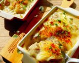 m鶏とさつまいものレンジグラタン作り方6写真