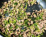 簡単一品。豆苗とお肉の炒め物。作り方2写真