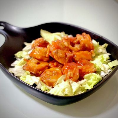 なんちゃって…♡エビチリ/ちくわチリ by キンプリ 【クックパッド