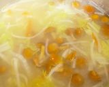白菜 人参 もやし なめこの味噌汁^^作り方5写真