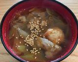 ごぼうと肉団子の中華豚汁作り方6写真