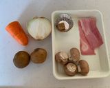 《マッシュルーム》根菜スープ作り方1写真