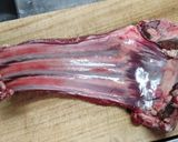 アバラ肉たれ漬け焼き（シカ肉ver.）作り方1写真