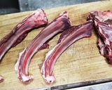 アバラ肉たれ漬け焼き（シカ肉ver.）作り方2写真