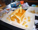 クリスマス★お菓子の家をパイシートで！！作り方5写真