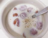 さつまいもとウインナーのクリームスープ作り方6写真