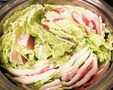 白菜ベーコンのミルフィーユ煮込み作り方1写真