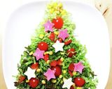 超簡単☆時短★ツリーのクリスマスサラダ作り方5写真