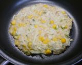 簡単！オートミールお好み焼きコーン作り方3写真